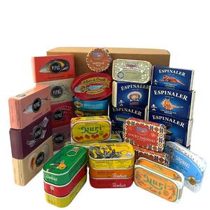 3. A BOX OF TINNED FISH HEAVEN BOX