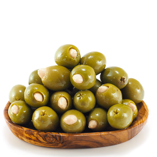 Green Olives Stuffed with Almonds
