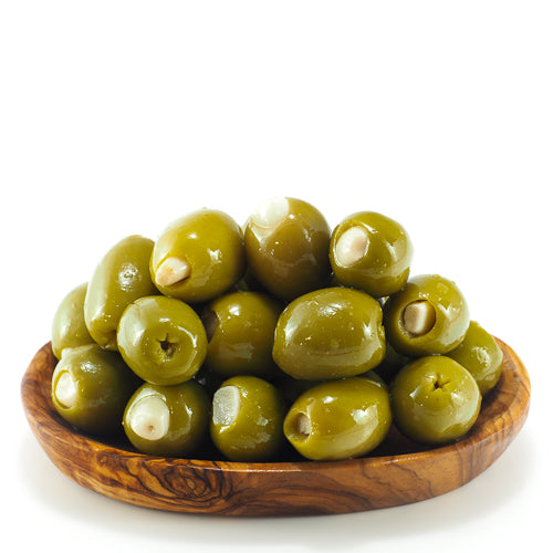 Green Olives Stuffed with Garlic
