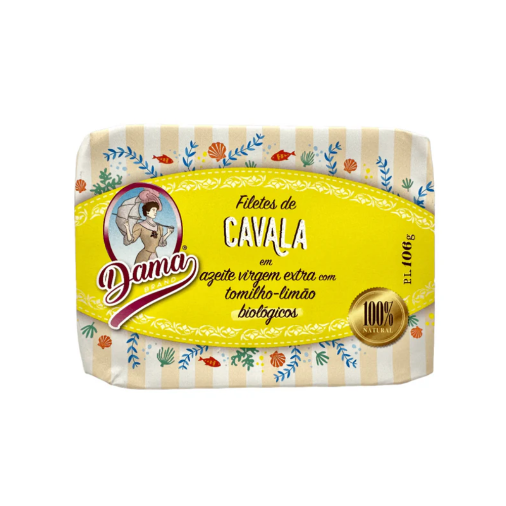 Dama Mackerel In Organic Extra Virgin Olive Oil With Citrus and Thyme