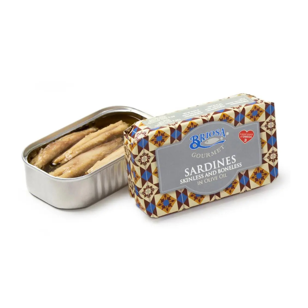 Briosa Gourmet Skinless/Boneless Sardines in Olive Oil
