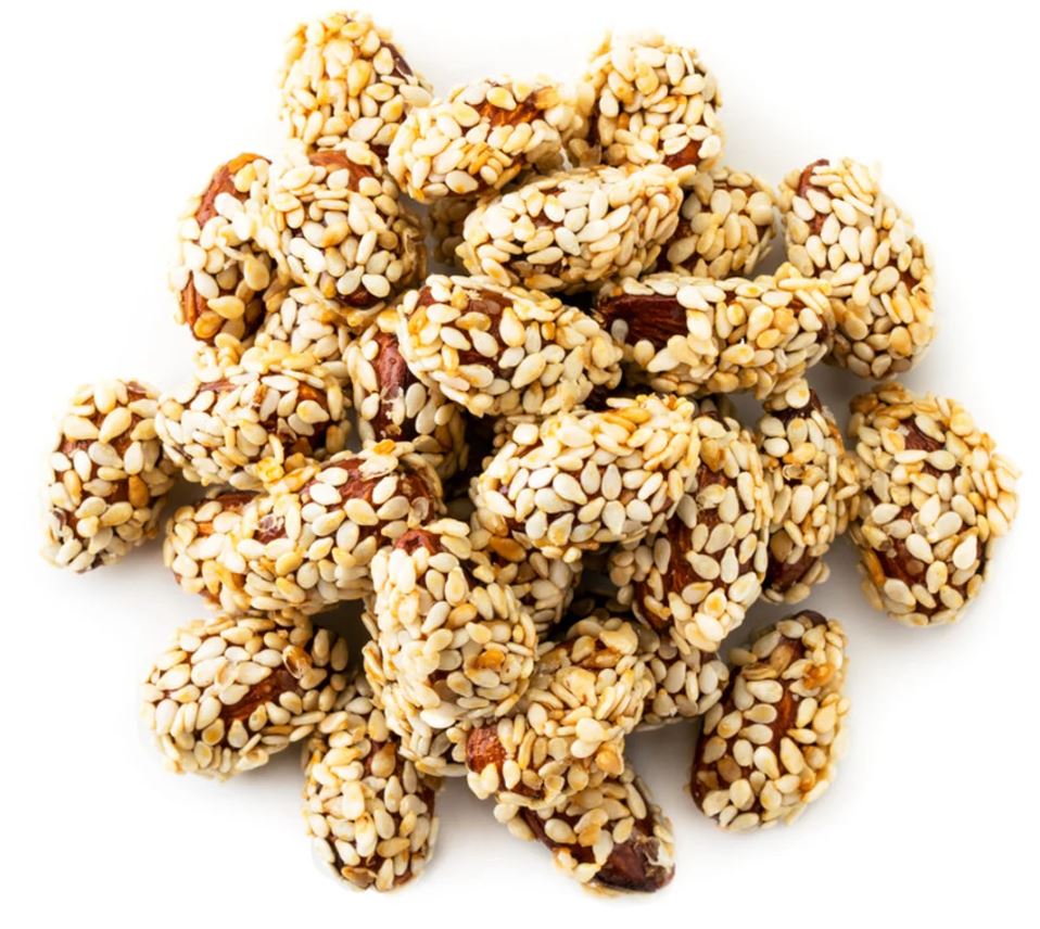 Caramalised Sesame Almonds