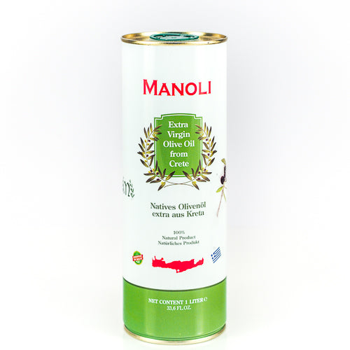 Crete Extra Virgin Olive Oil, Manoli 1L Tin