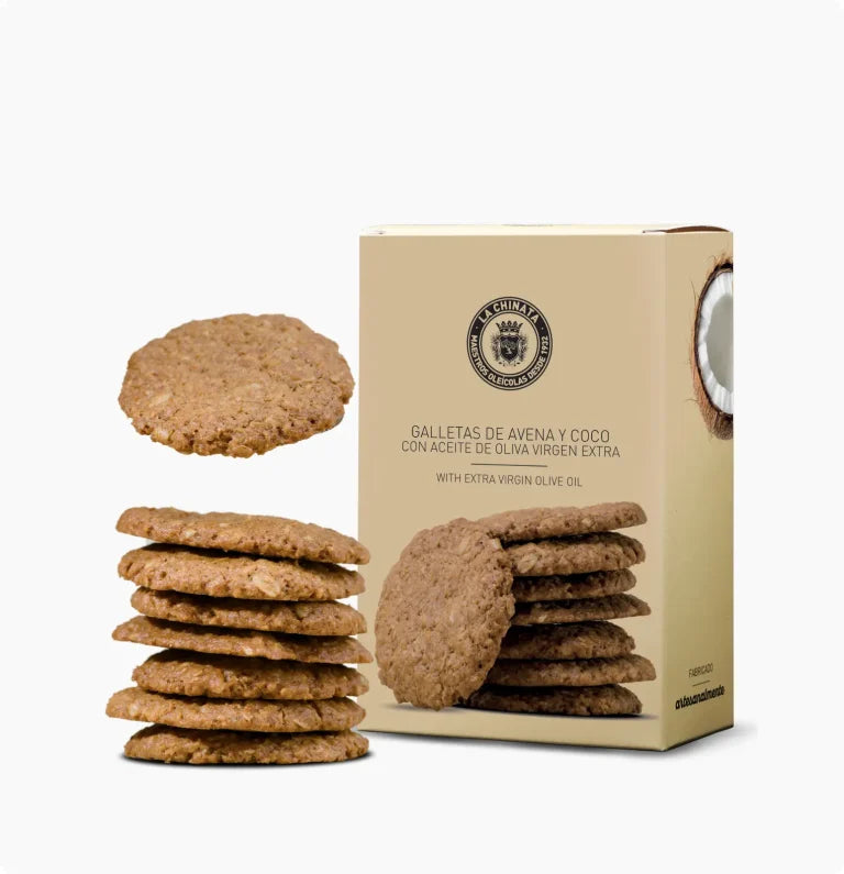 Oatmeal Cookies with Coconut and Extra Virgin Olive Oil