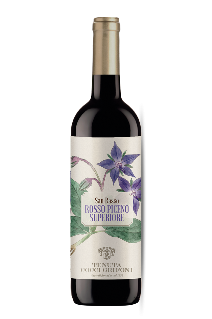 San Basso, Passerina Rosso Piceno, Red Wine, Organic