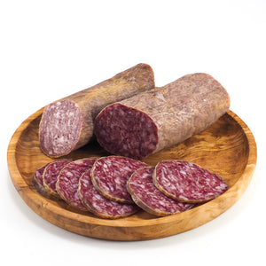 Salchichon Cular Ibérico Bellota: Dry-cured sausage made from premium acorn-fed Iberian pork