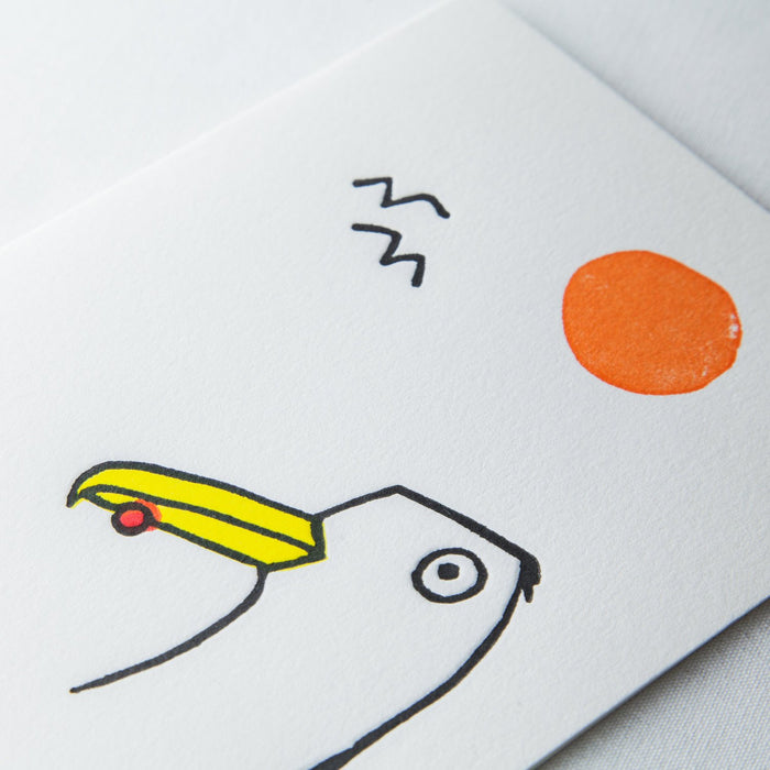 Handmade card - Gull