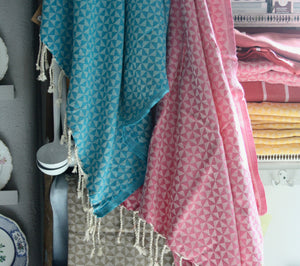 Cotton towel / throw / scarf