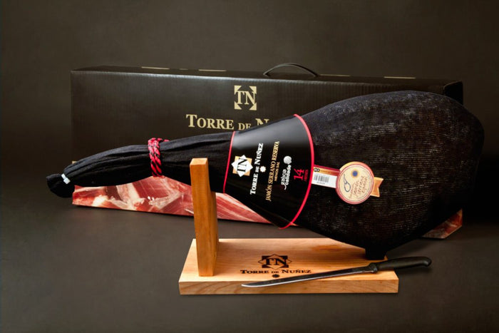 Whole Leg Of Jamon with Stand and Knife