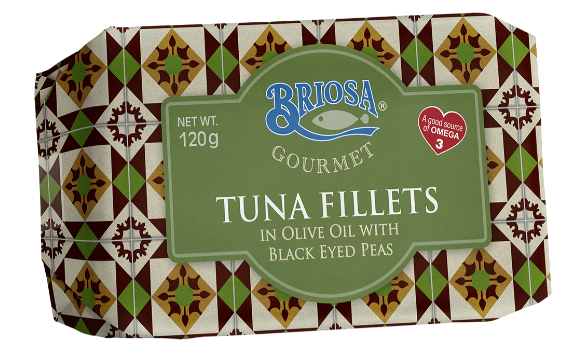 Tuna fillets with Black Eyed Peas